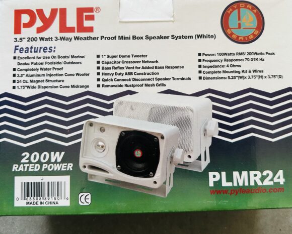 Pyle Mini Box Speaker System Model PLMR24. New Original Box